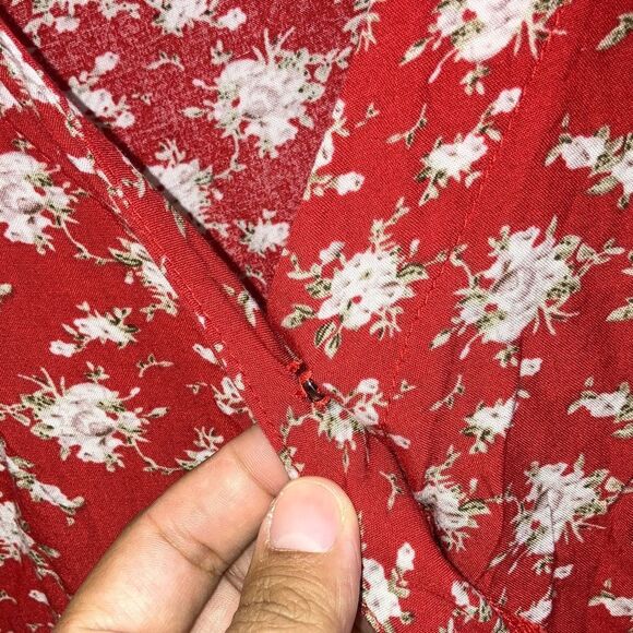 Natural life Sophia v neck floral wrap maxi dress with slits coastal cowgirl 734 - Picture 6 of 11